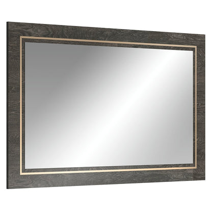 Venezia Accent Mirror, Gray Oak High Gloss