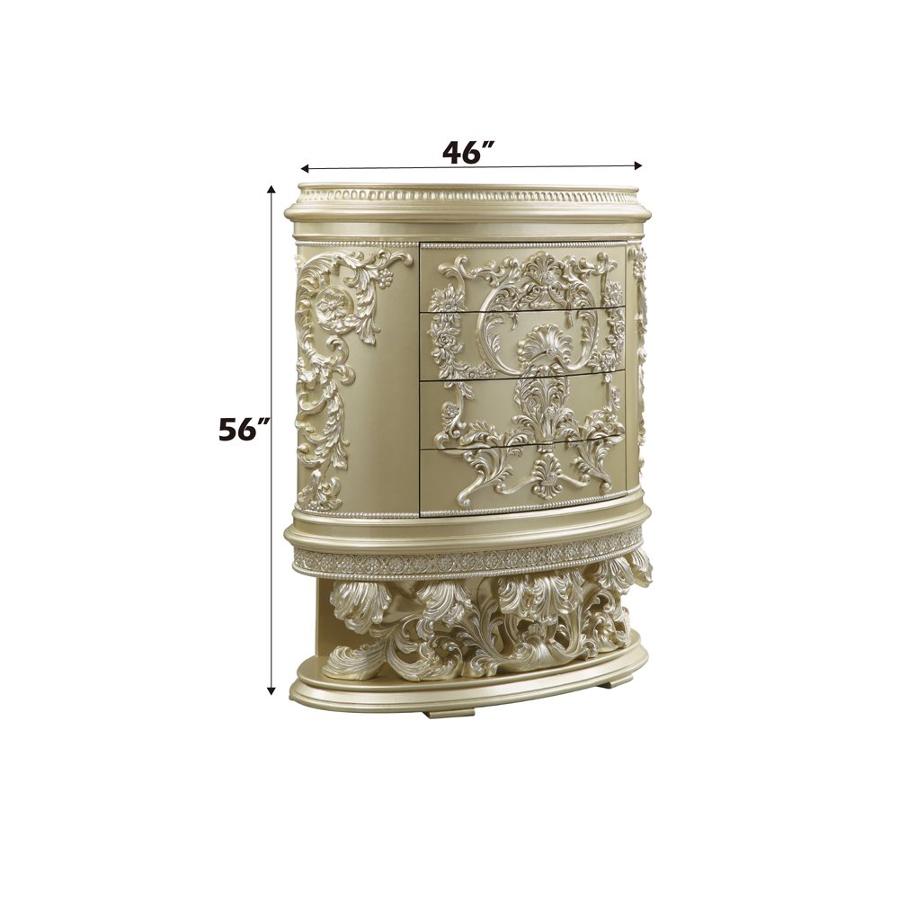 Vatican Chest, Champagne Silver