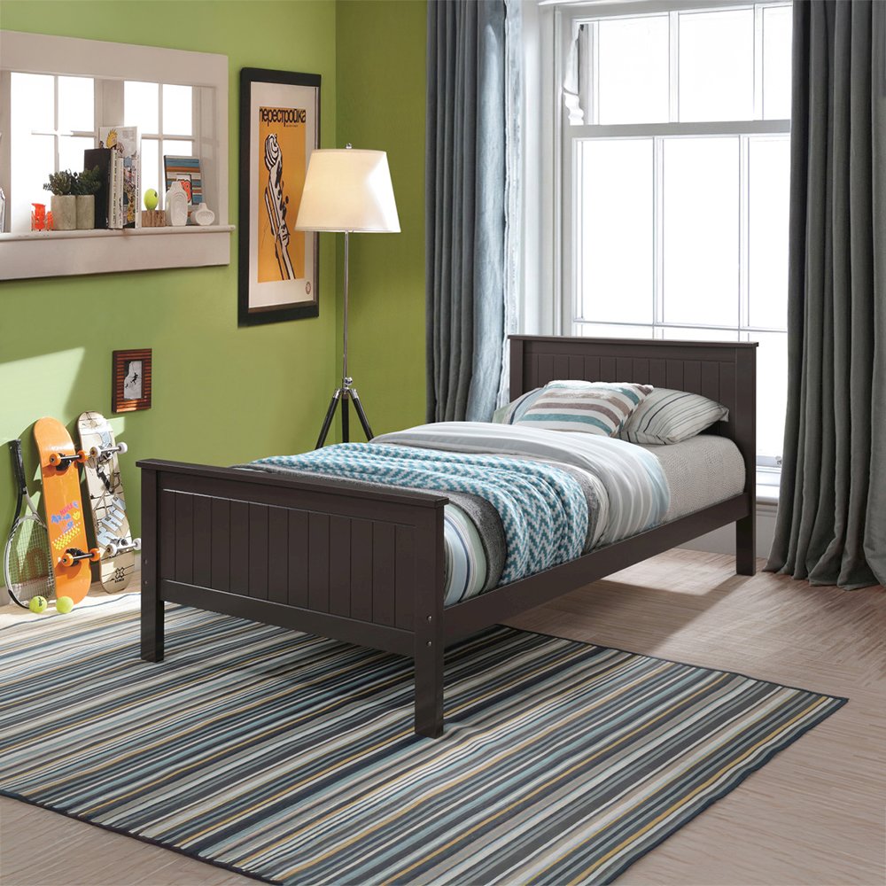 Bungalow Twin Bed, Chocolate