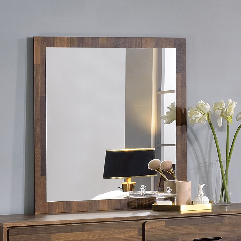Hestia Mirror, Walnut