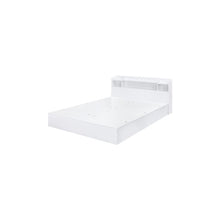 Perse Queen Bed w/Storage, White