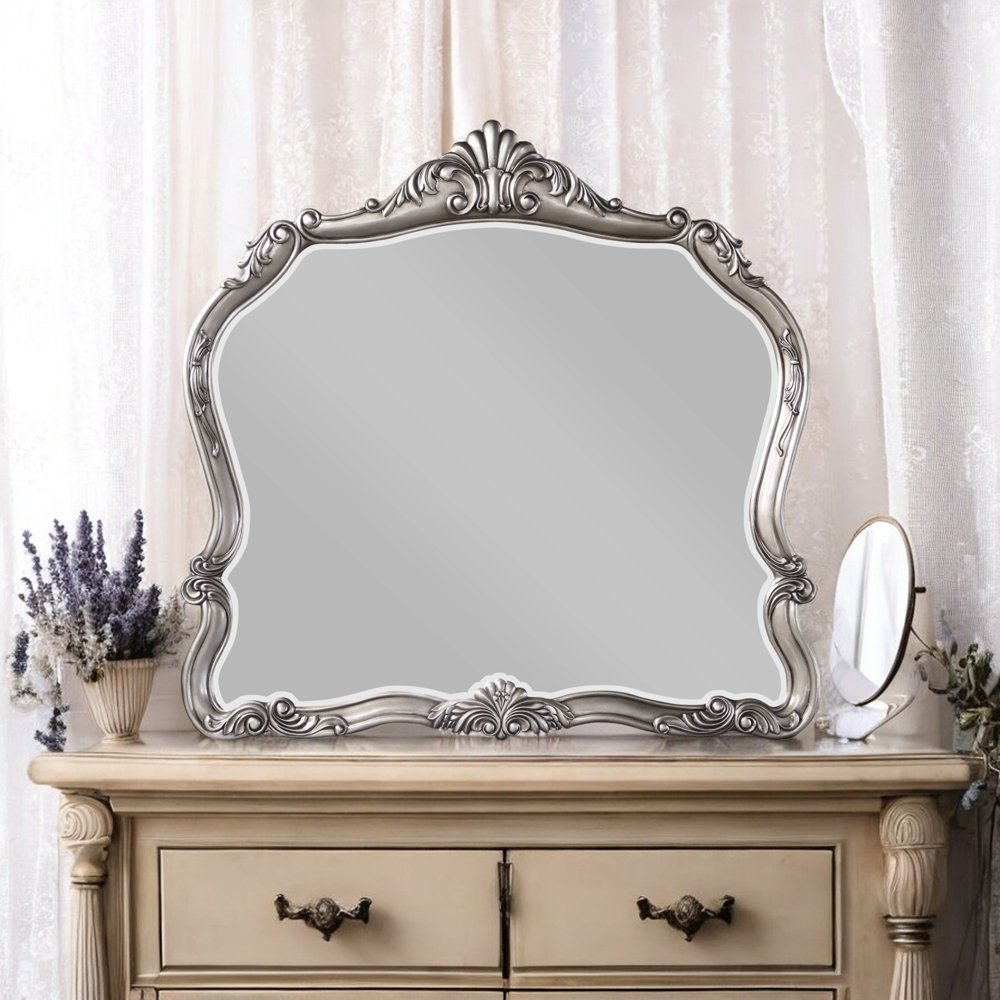 Ariadne Mirror, Antique Platinum