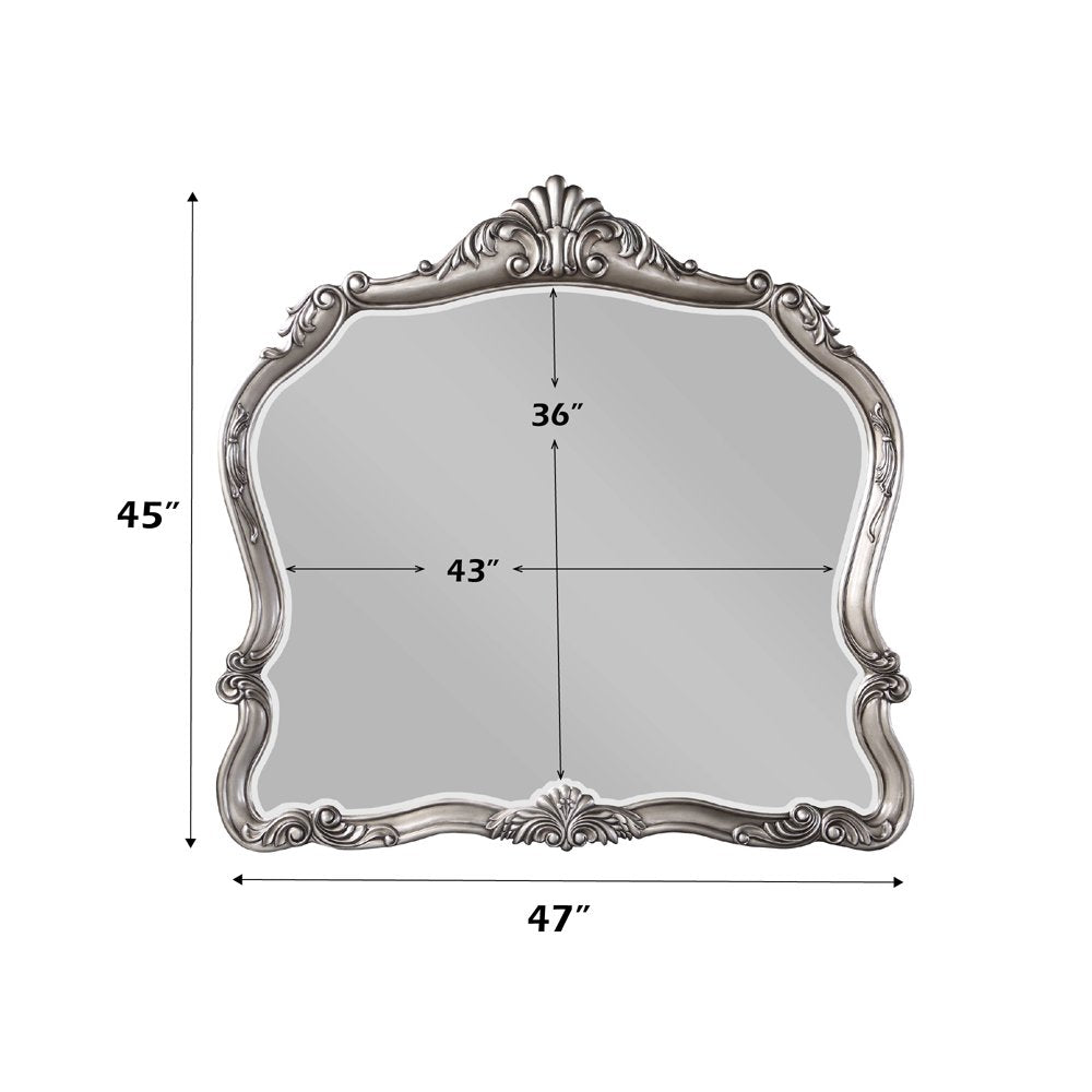Ariadne Mirror, Antique Platinum