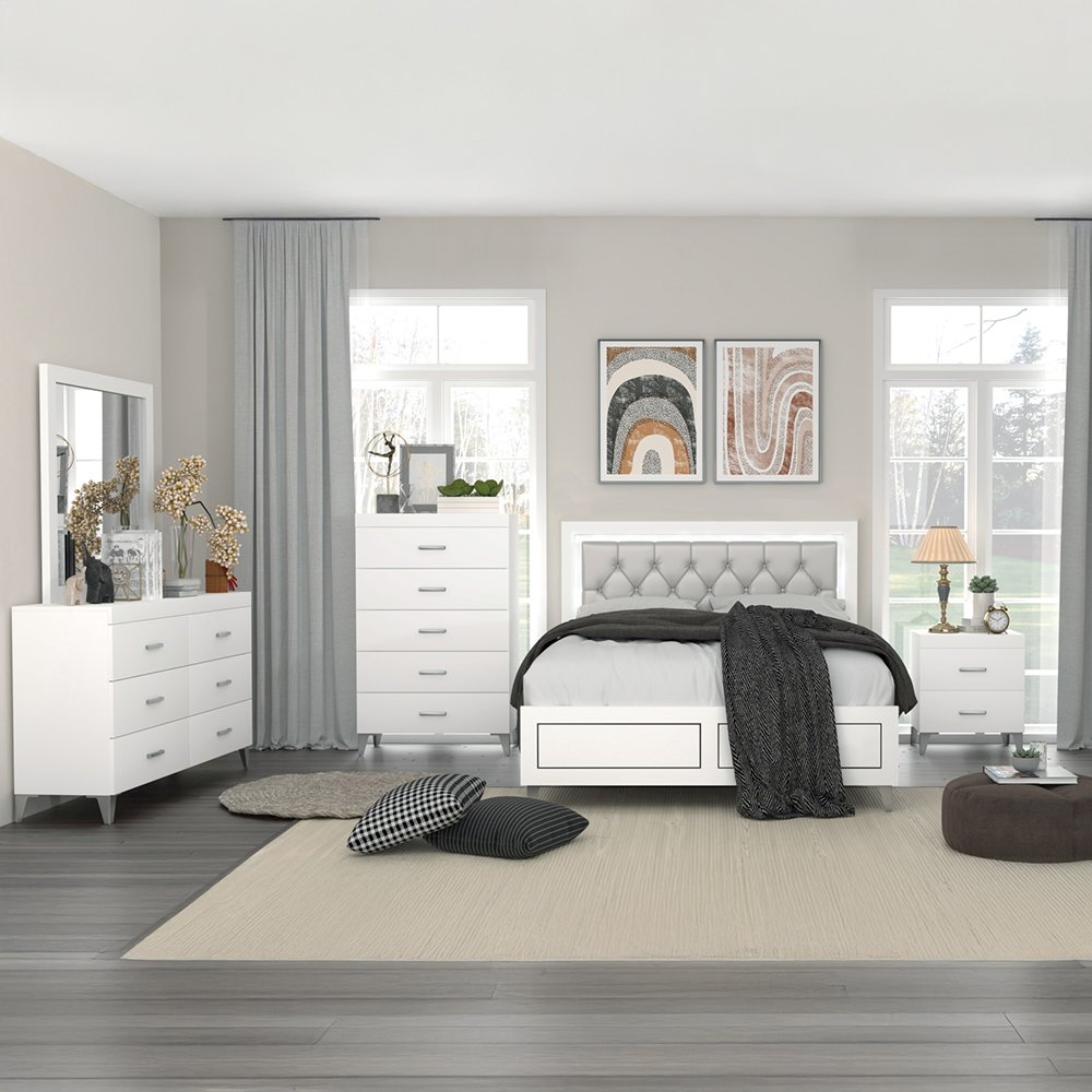 Casilda Dresser, White