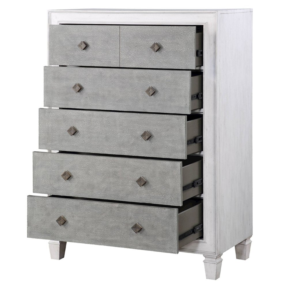 Katia Chest, Rustic Gray & Weathered White