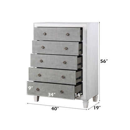 Katia Chest, Rustic Gray & Weathered White
