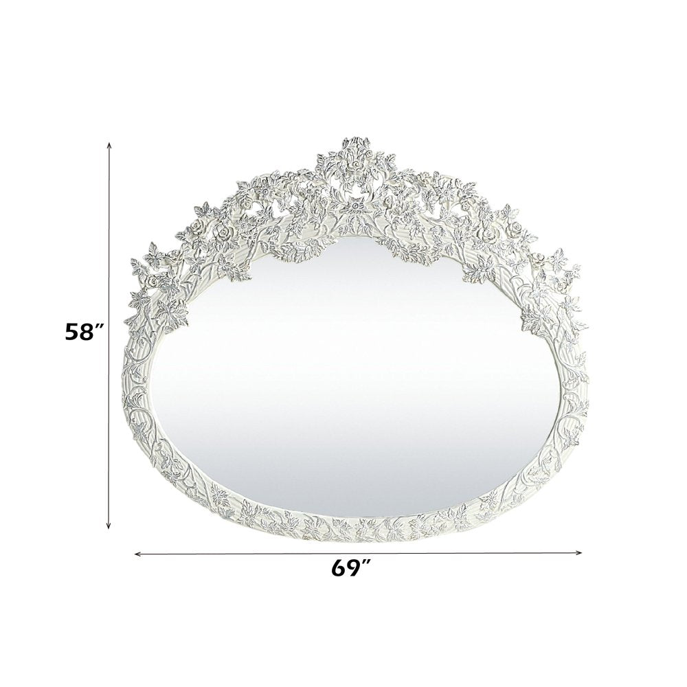 Vanaheim Mirror, Antique White