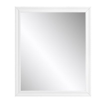 Gaines Mirror, White High Gloss