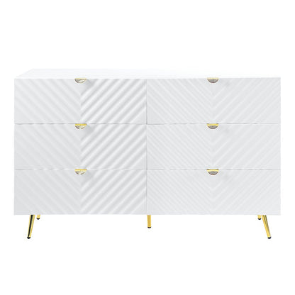 Gaines Dresser, White High Gloss