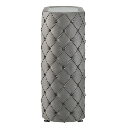 Perine Chest, Gray Velvet