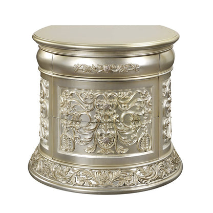 Sorina Nightstand, Antique Gold
