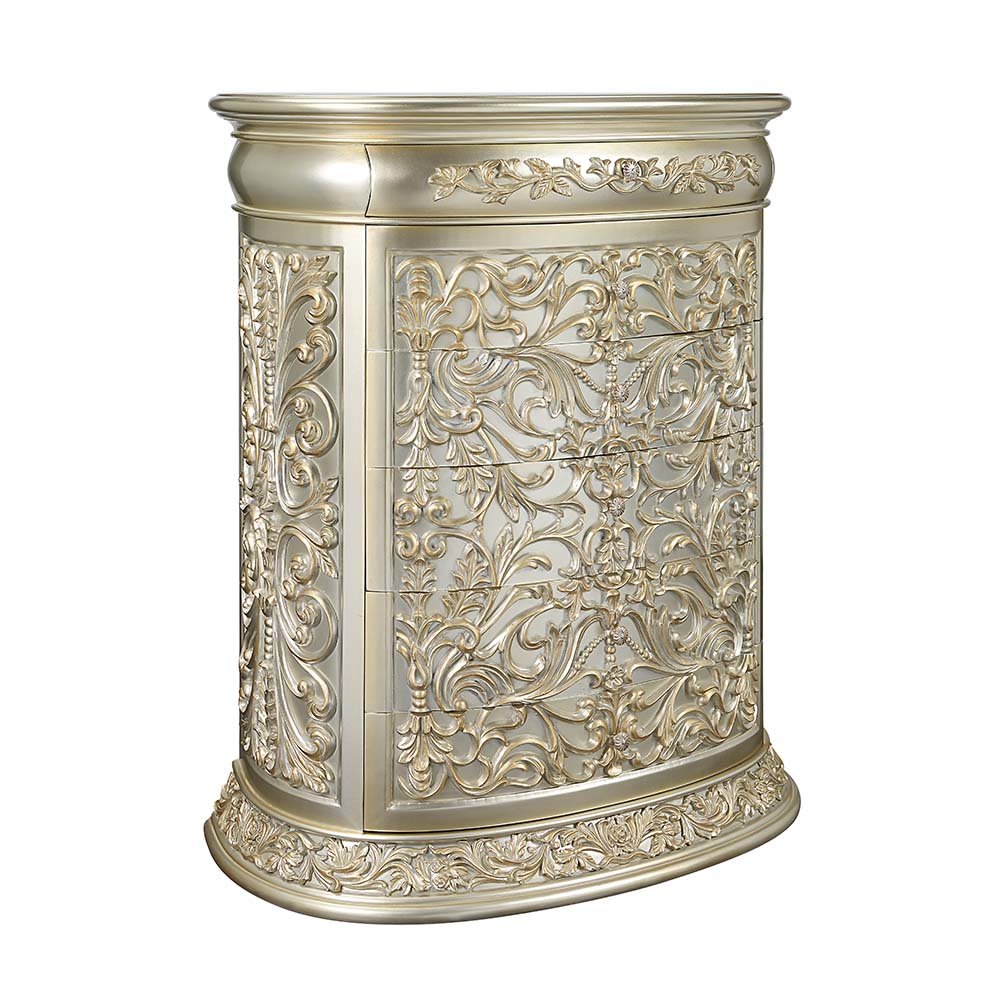 Sorina Chest, Antique Gold