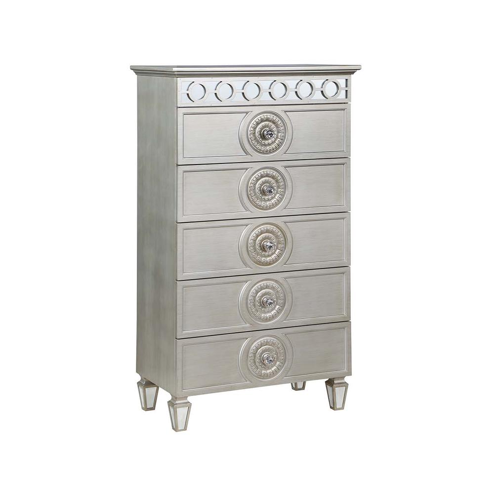 Varian Chest, Silver & Mirrored