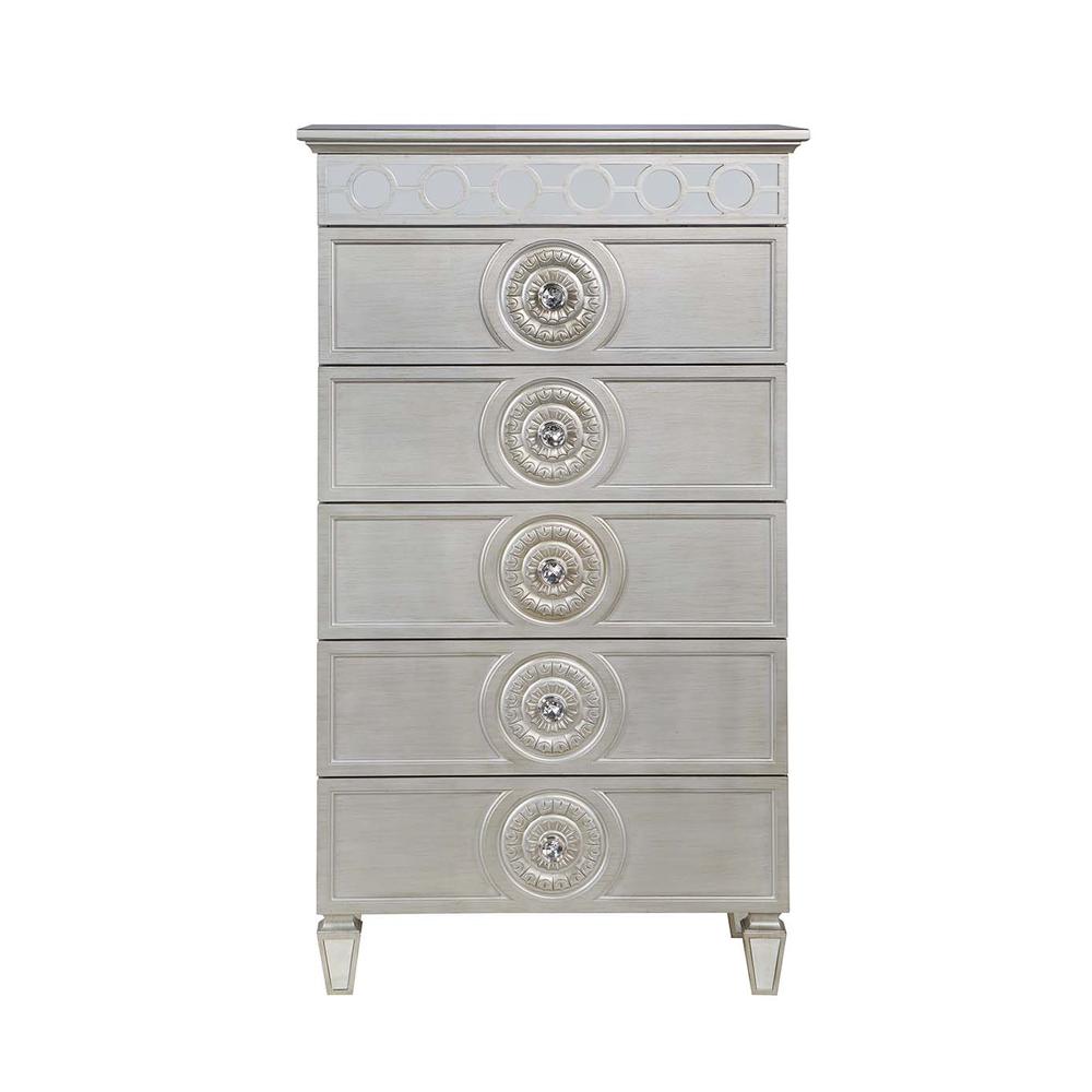 Varian Chest, Silver & Mirrored