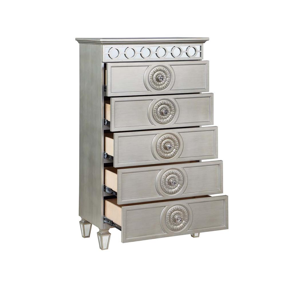 Varian Chest, Silver & Mirrored