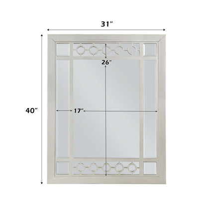 Varian Mirror, Silver & Mirrored