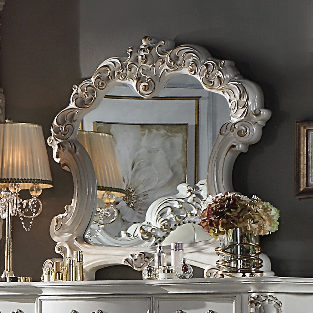 Vendome Mirror, Antique Pearl