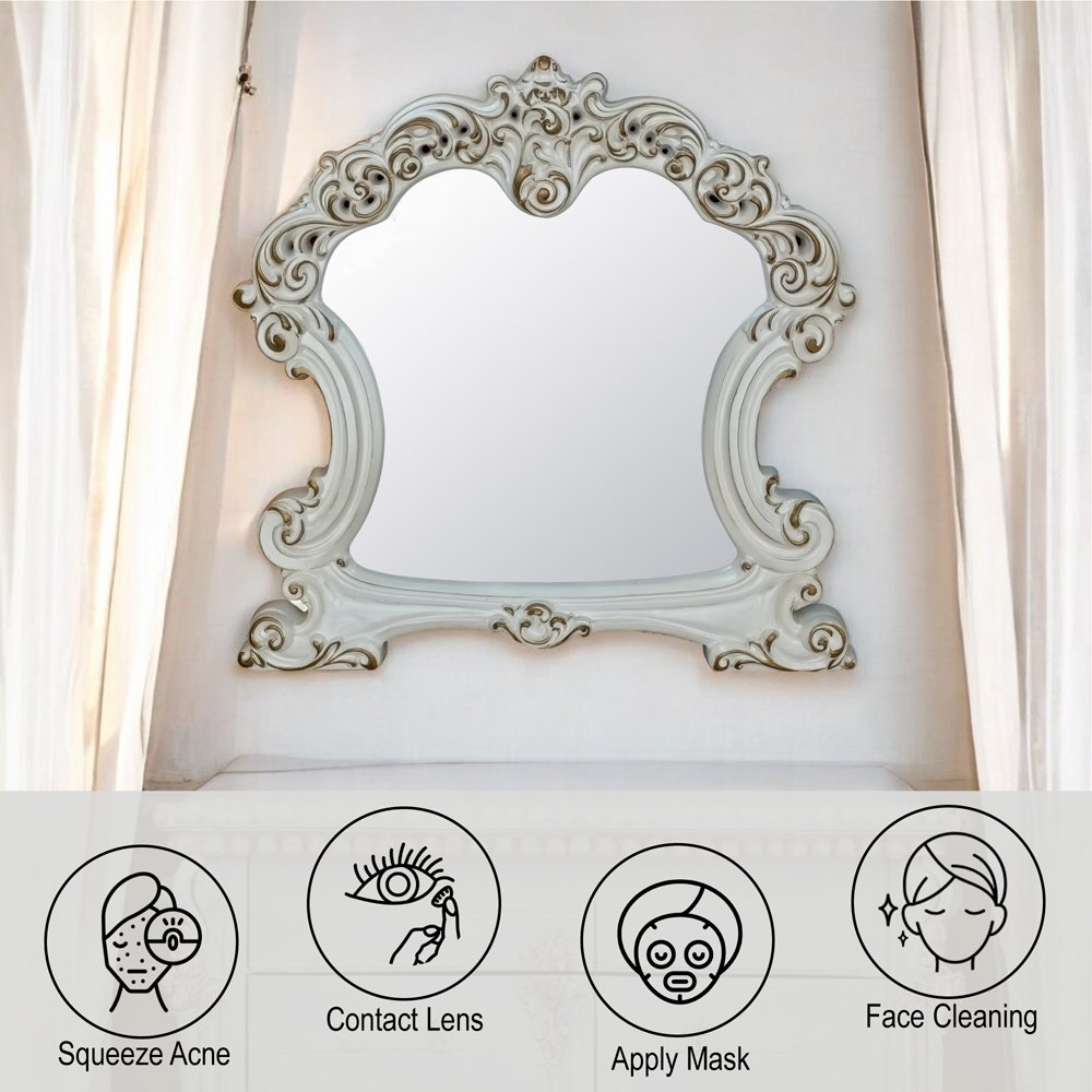 Vendome Mirror, Antique Pearl