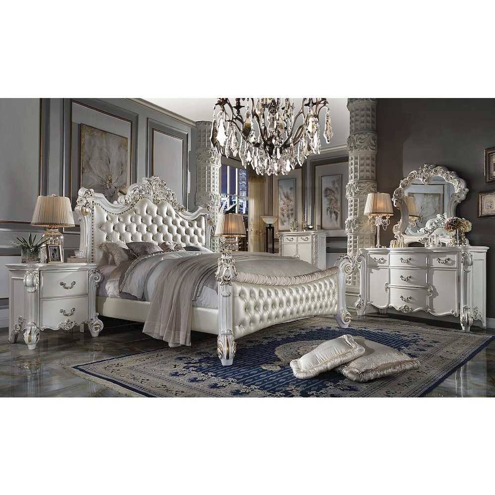 Vendome Mirror, Antique Pearl