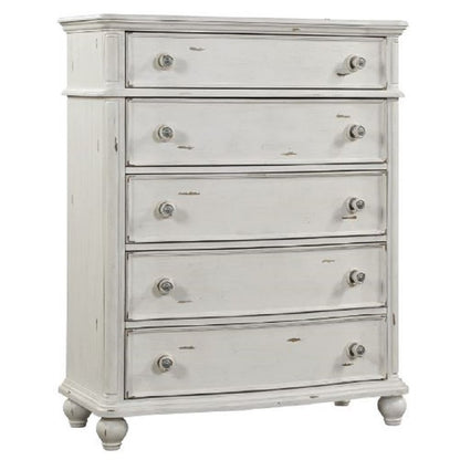 Jaqueline Chest, Antique White Finish