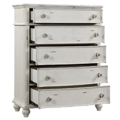 Jaqueline Chest, Antique White Finish