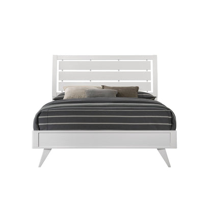 Cerys Queen Bed, White