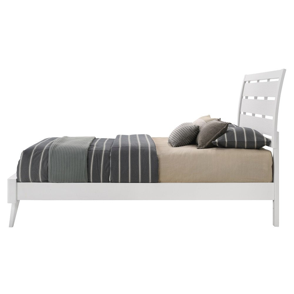 Cerys Queen Bed, White