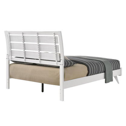 Cerys Queen Bed, White
