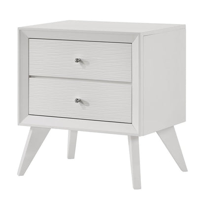 Cerys Nightstand, White Finish