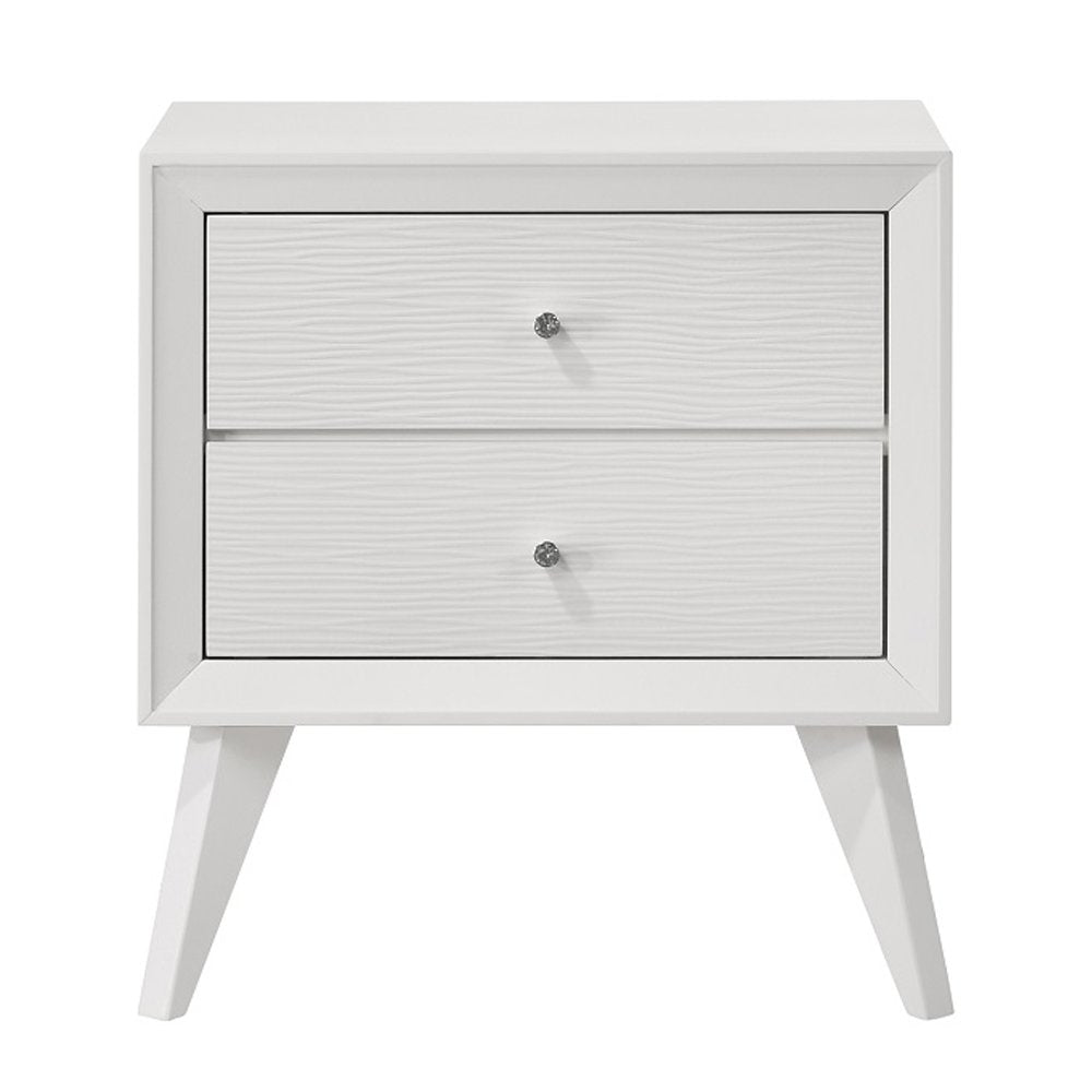 Cerys Nightstand, White Finish