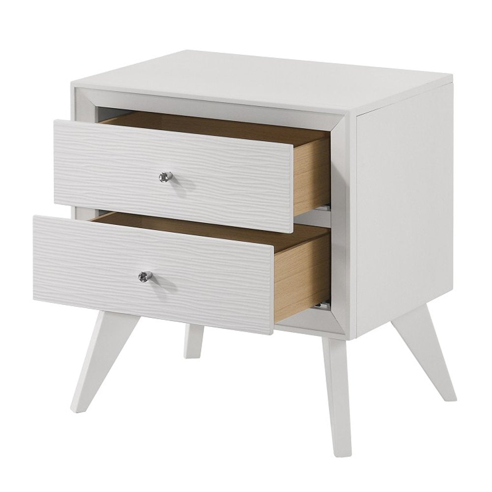 Cerys Nightstand, White Finish
