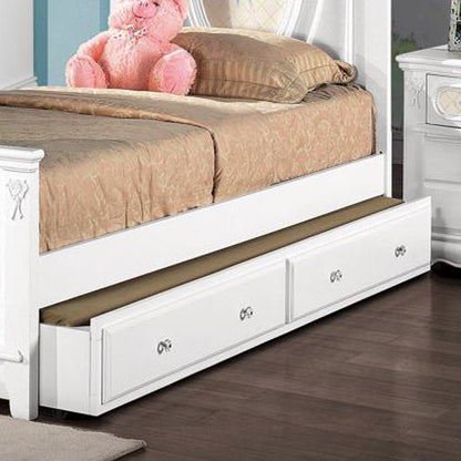 Flora Twin Trundle, White