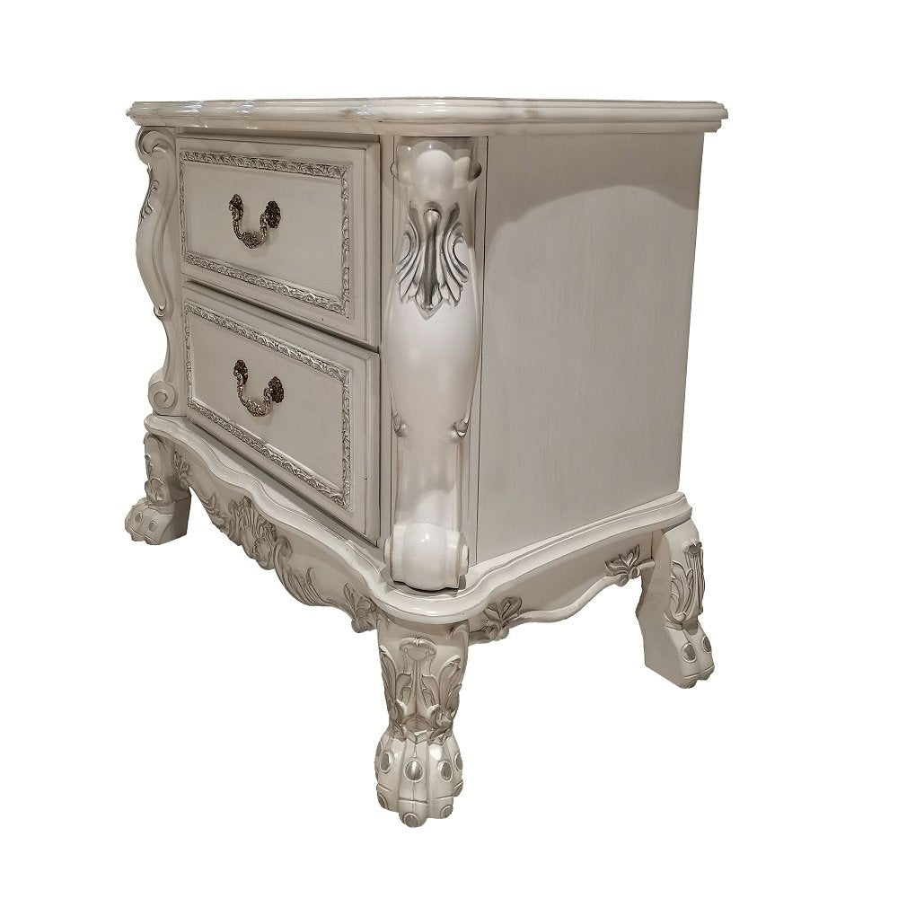 Dresden Nightstand, Bone White