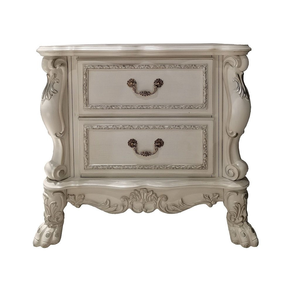 Dresden Nightstand, Bone White