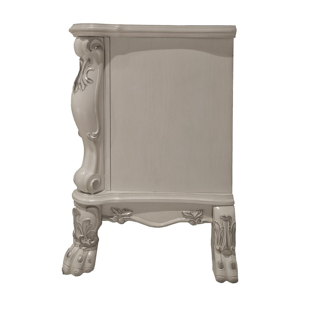 Dresden Nightstand, Bone White