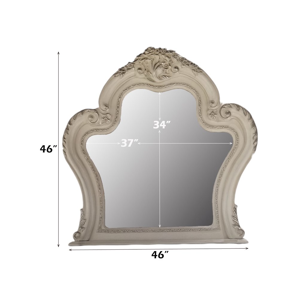 Dresden Mirror, Bone White