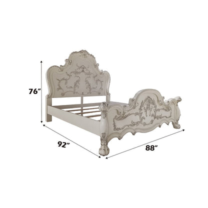 Dresden Eastern King Bed, Bone White