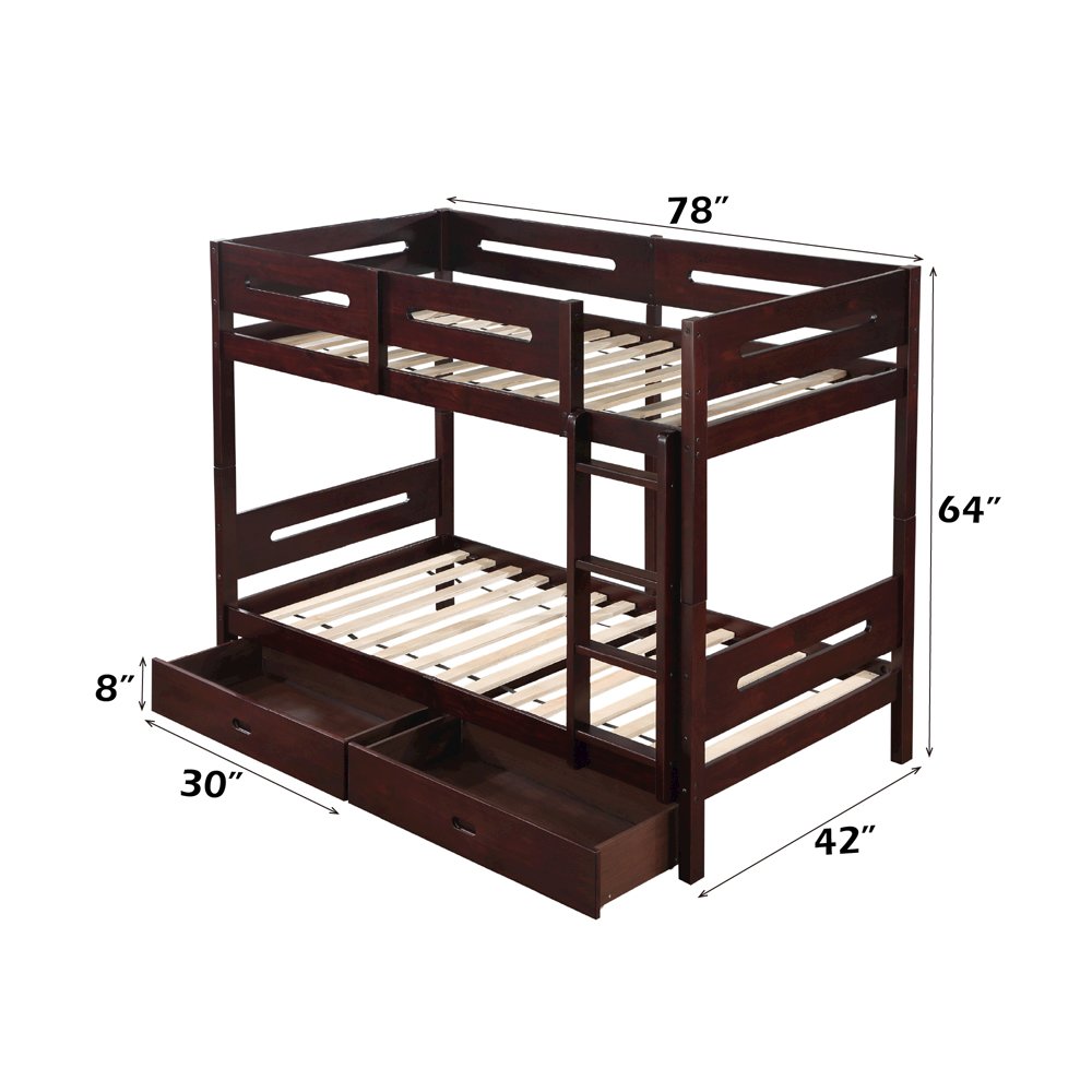 Nissa 2 Drawers-Optional, Espresso