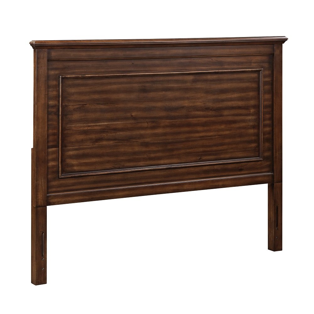 Franklin 4Pcs Pack Full Bed Set, Brushed Walnut