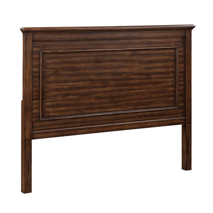 Franklin 4Pcs Pack Full Bed Set, Brushed Walnut