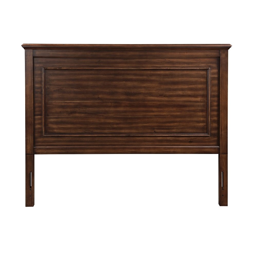 Franklin 4Pcs Pack Full Bed Set, Brushed Walnut
