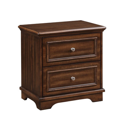 Franklin 4Pcs Pack Full Bed Set, Brushed Walnut