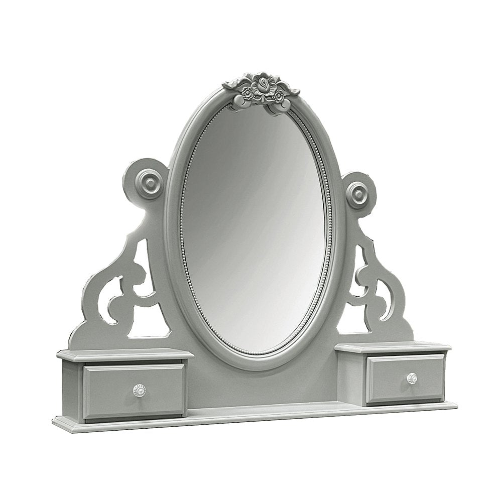 Flora Jewelry Mirror, Gray