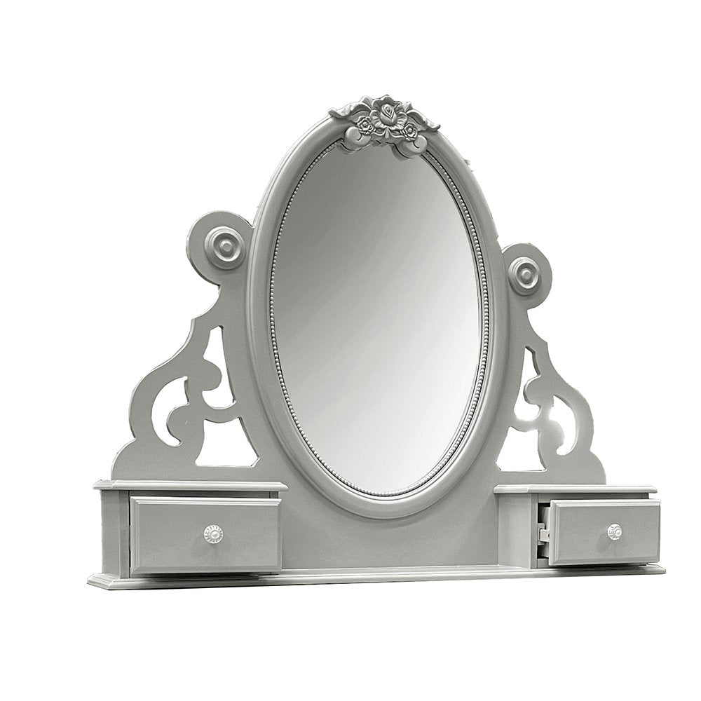 Flora Jewelry Mirror, Gray