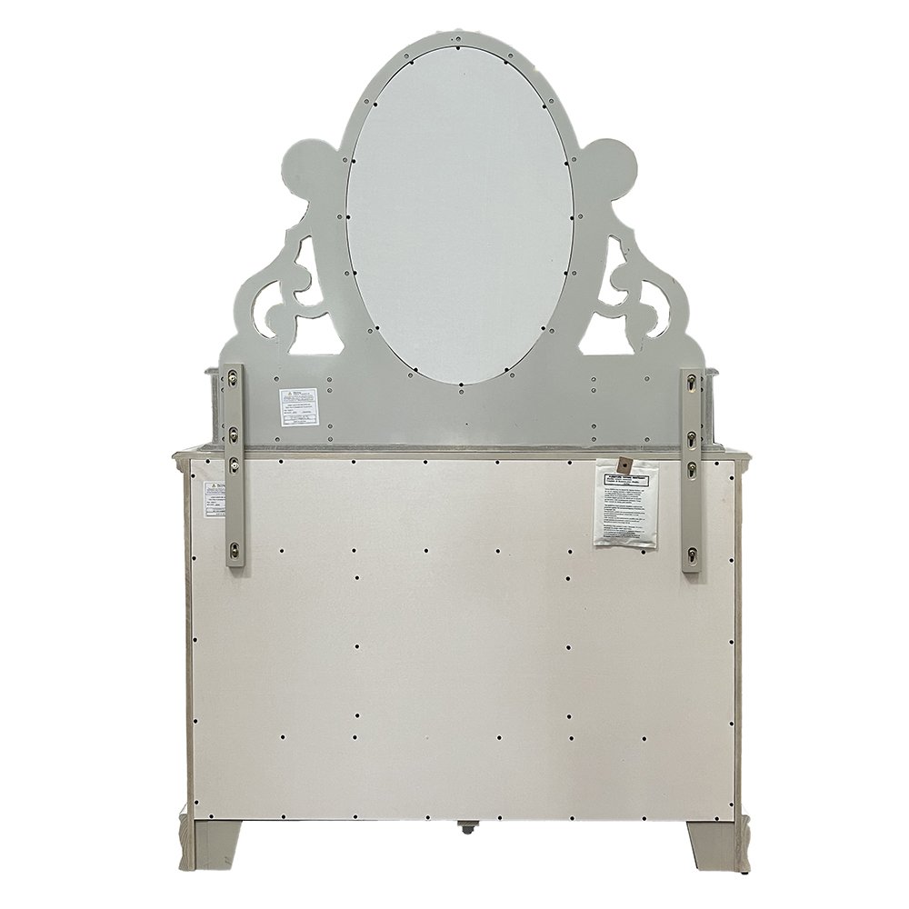 Flora Jewelry Mirror, Gray