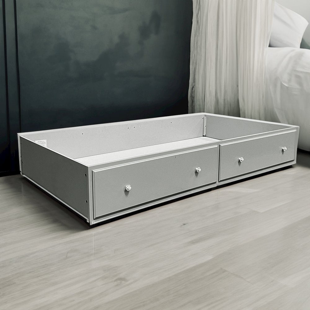 Flora Trundle (Twin)-Optional, Gray