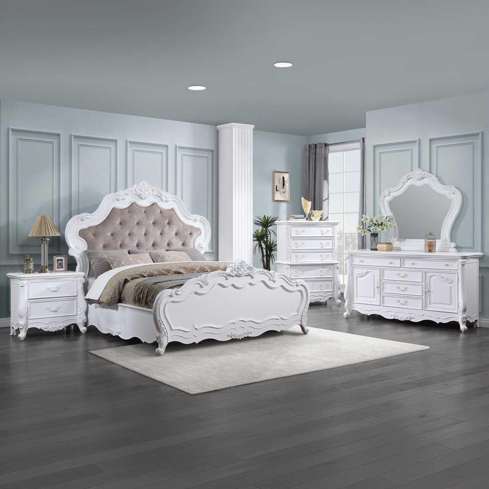 Latisha Nightstand, White