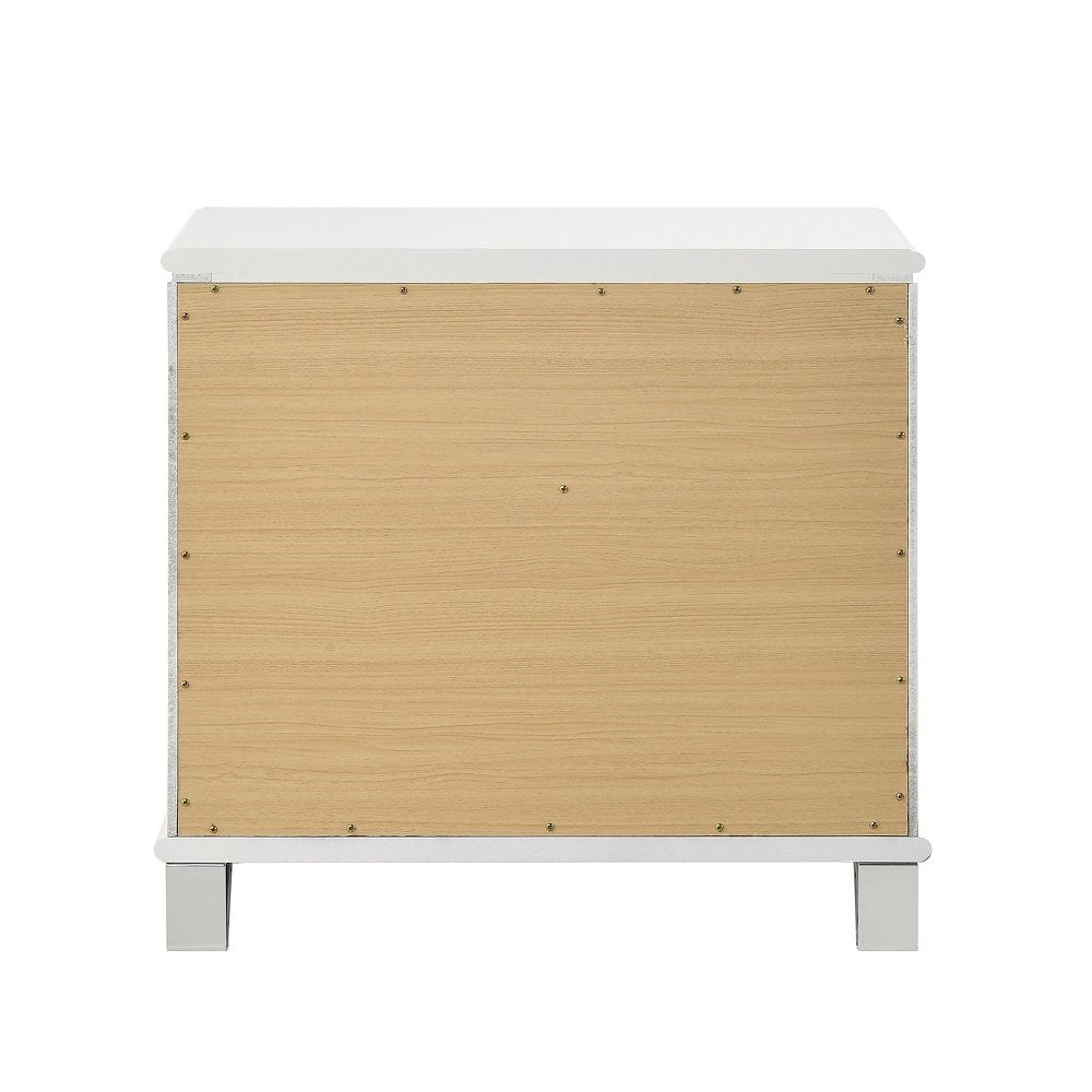 Tarian Nightstand, Pearl White