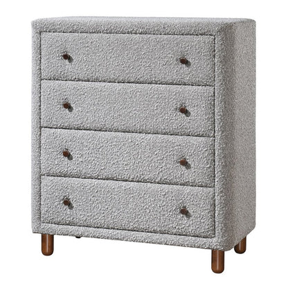 Cleo Chest, Gray Boucle