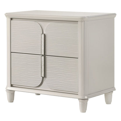 Laveda Nightstand, Pearl White